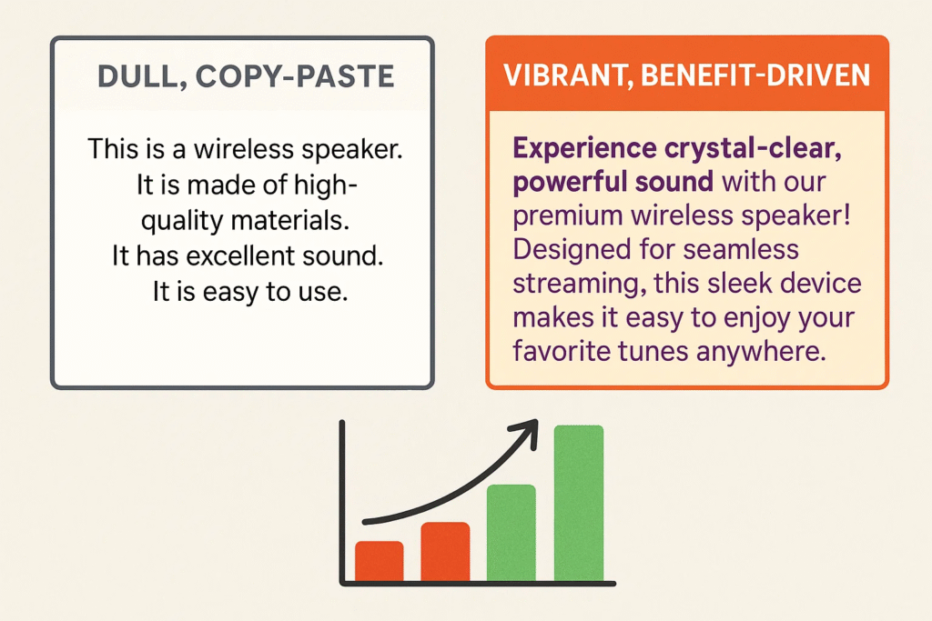 Bormal description vs AI generate