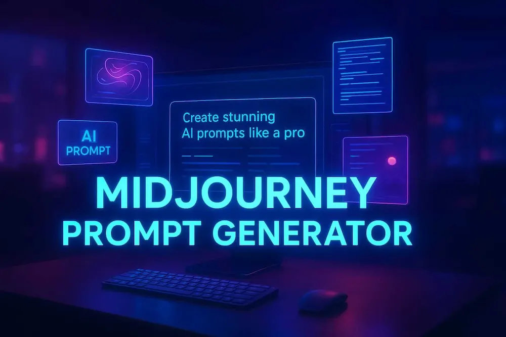 MidJourney Prompt Generator AI tool to unlock creativity with instant ideas and limitless art.